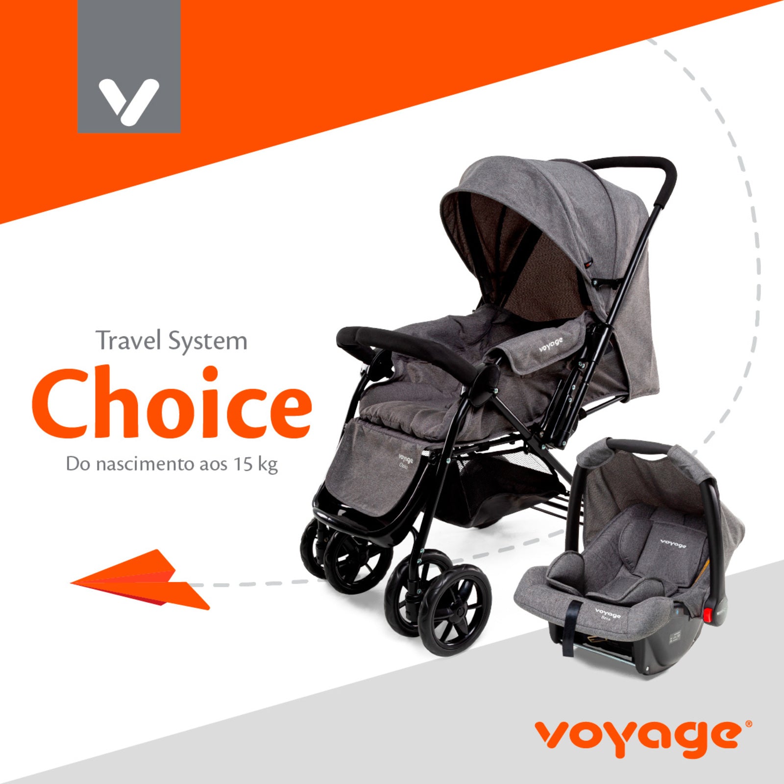 Voyage Infantil | Travel System TS Choice DUO