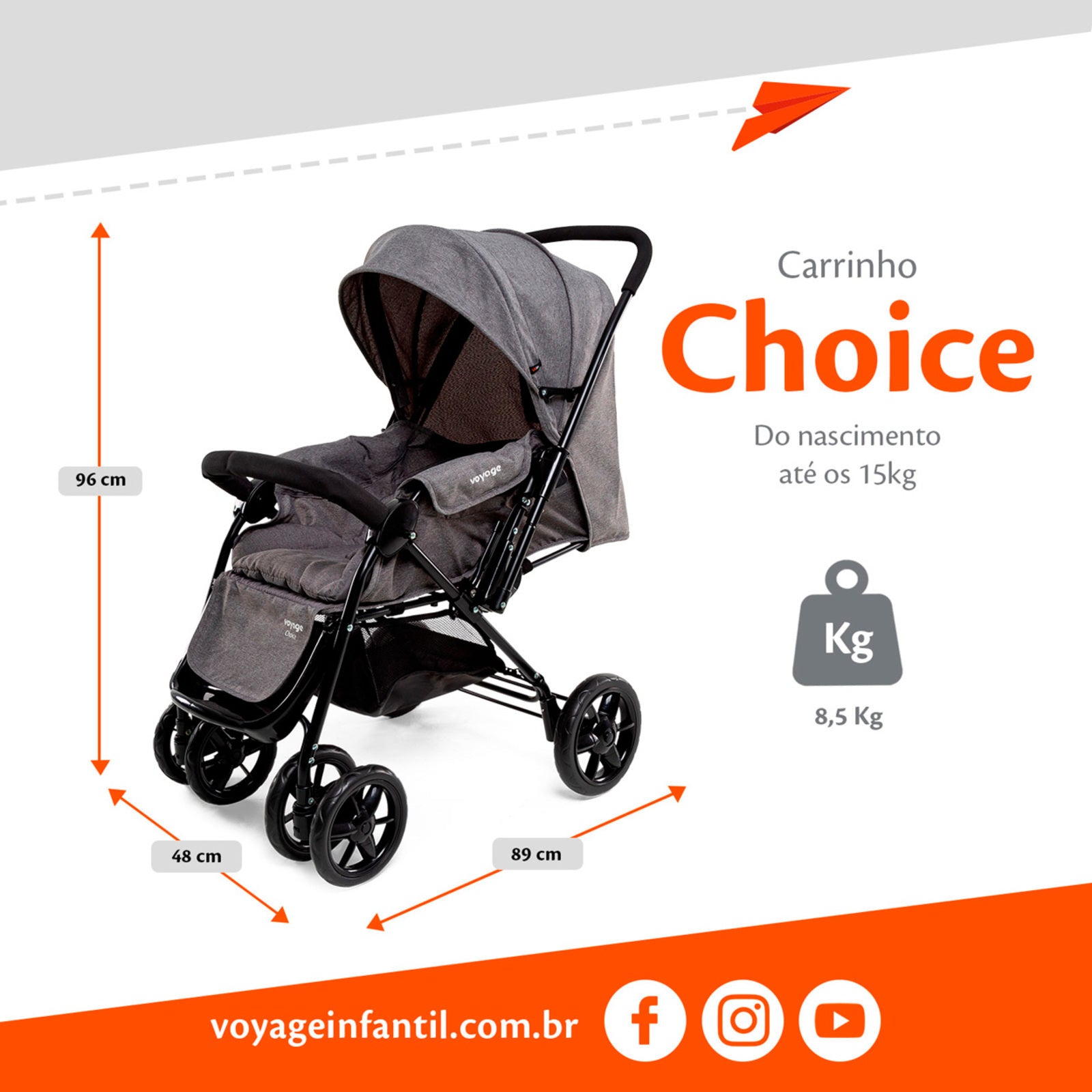Voyage Infantil | Travel System TS Choice DUO